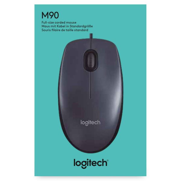 MOUSE USB PRETO LOGITECH M90