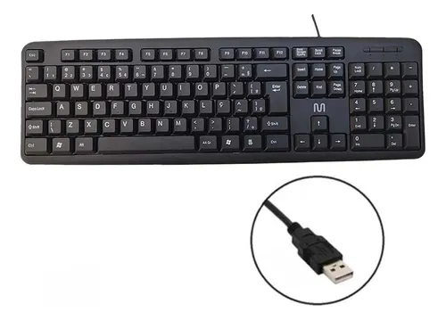 TECLADO USB PRETO SLIM MULTILASER – TF300 - Imagem 3