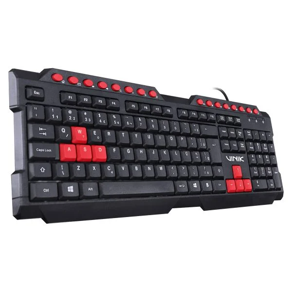 TECLADO GAMER USB PRETO DRAGON V2 - VINIK