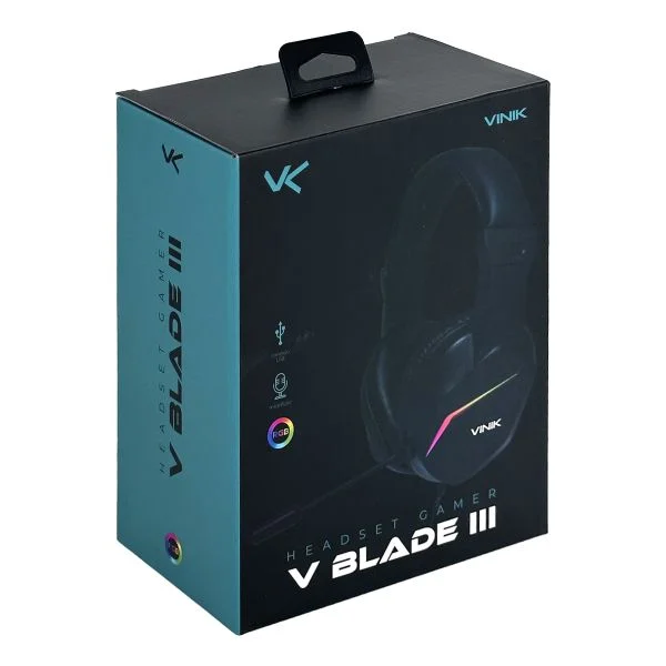 HEADSET GAMER USB V. BLADE III - LED RGB - VINIK - Imagem 2