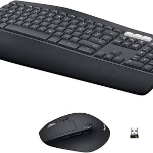 KIT TECLADO + MOUSE SEM FIO PRETO LOGITECH MK850