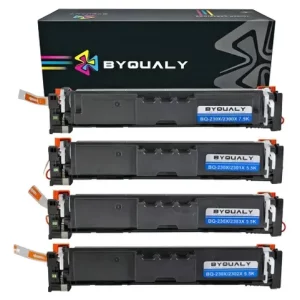 KIT CARTUCHO TONER COMPATÍVEL 230X / 4203DW / 4303FDW – BYQUALY – 4 CORES