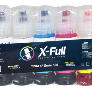 KIT REFIL TINTA COMPATÍVEL XFULL PARA EPSON 504 / 544 – 5 CORES
